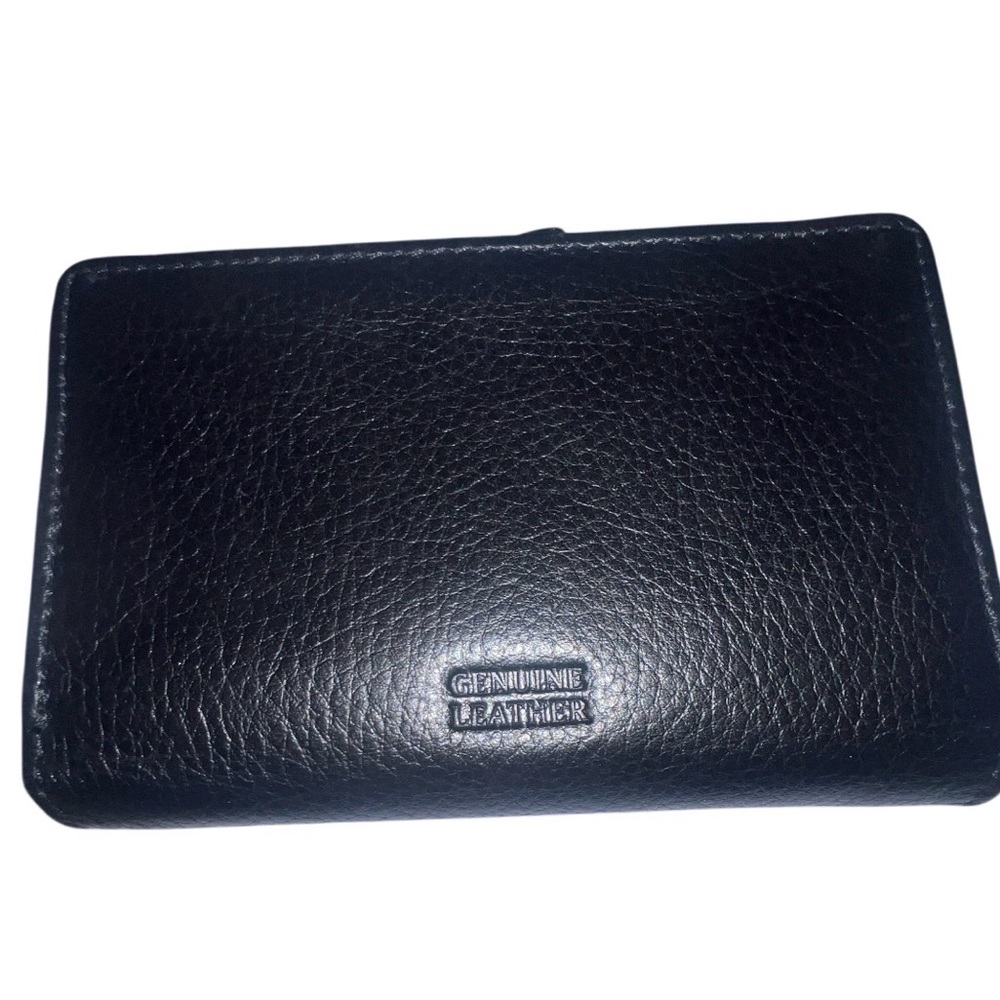Genuine Leather Black Wallet - Picture 1 of 9